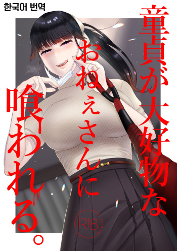 [Okuchi no Okuchi (Watari Kaoru)] Doutei ga Daikoubutsu na Onee-san ni Kuwareru [Korean] cover