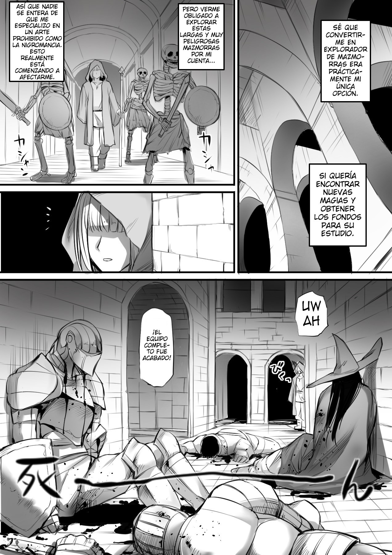 Meikyuu de Kakutou Musume no Shitai o Hirotte Jiangshi ni Shite mita Hanashi | The Story of How After Finding the Corpse of a Martial Arts Girl in a Dungeon, I Tried to Make a Jiangshi page 2 full