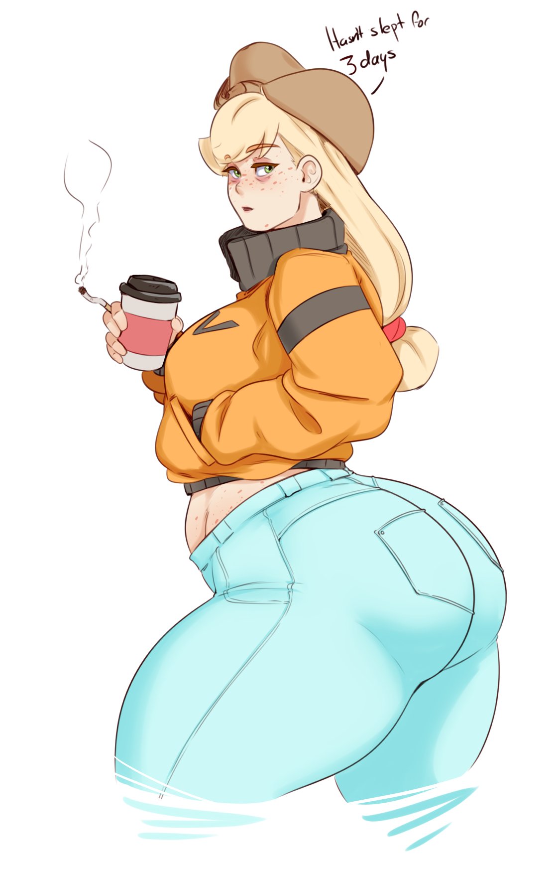 Humanized Applejack page 11 full