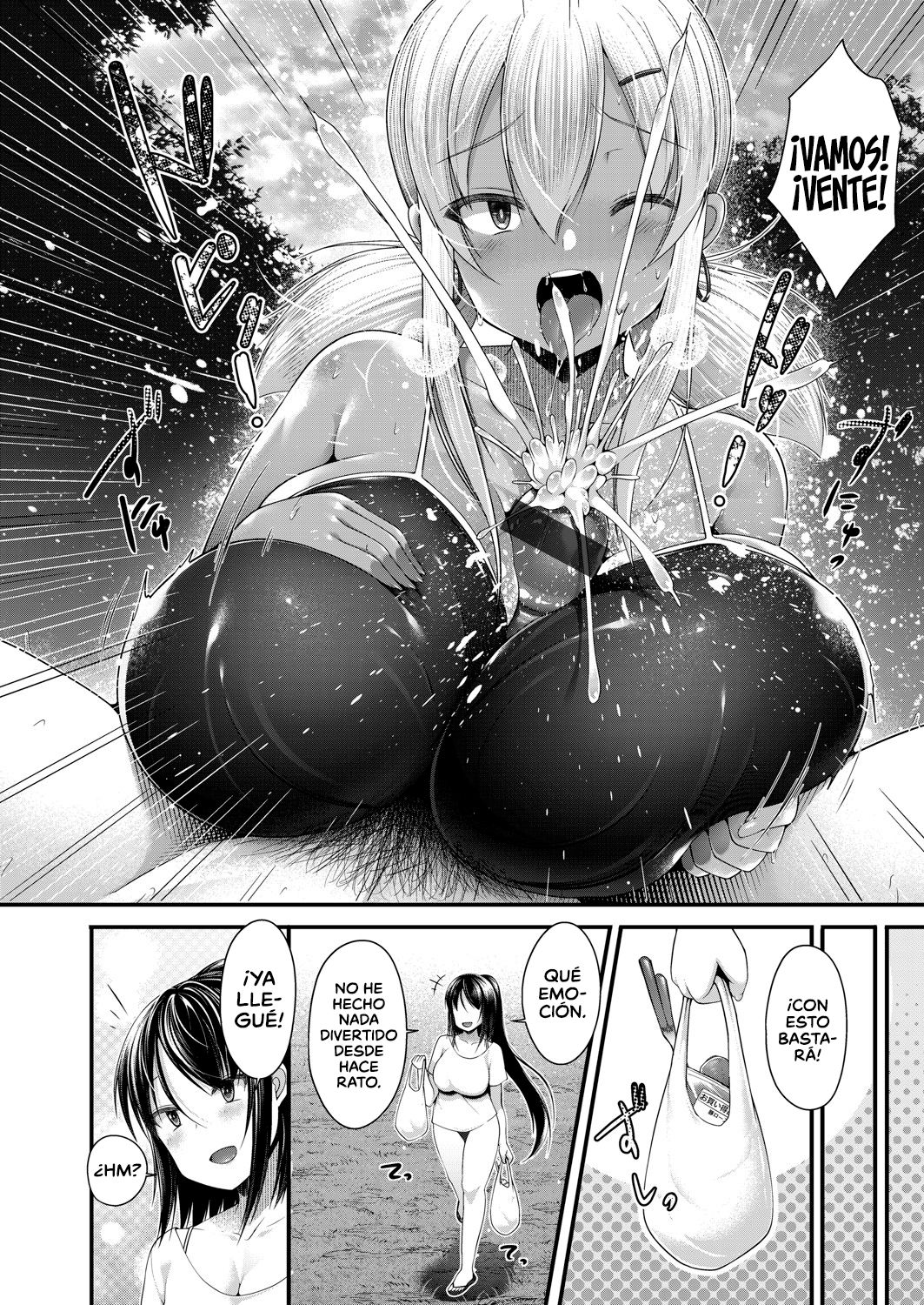 Hitori Camp o Shite itara Kuro Gal JK na Imouto to Imouto no Tomodachi ga Rannyuu shite kita Kekka Zempen | Cuando estaba acampando solo, mi hermana y su amiga se metieron en mi campamento Parte 1 page 12 full
