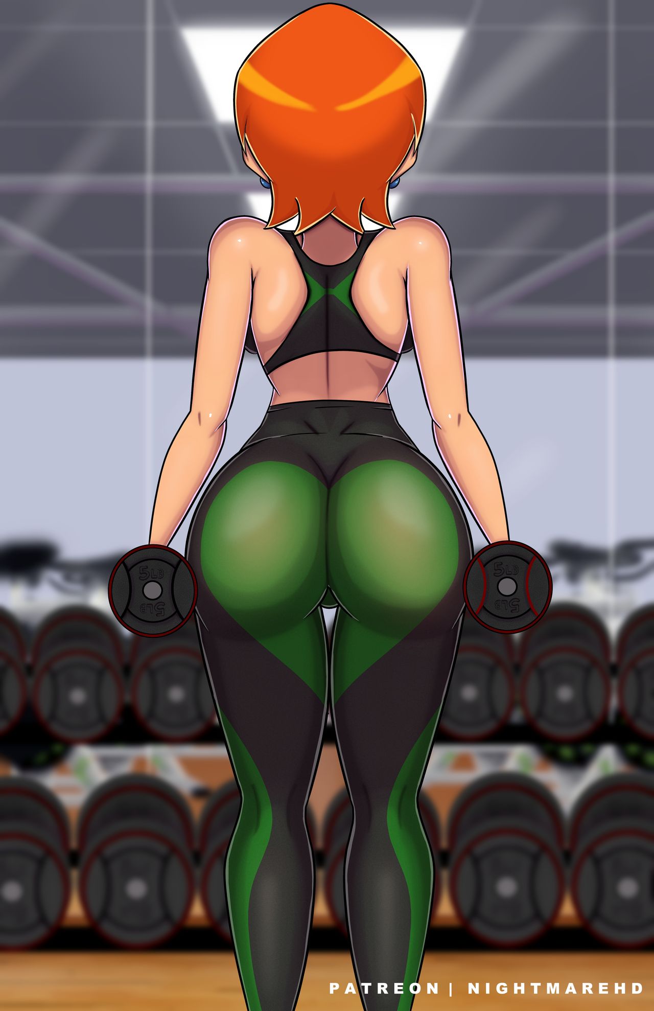 Gwen at gym - Page 5 - Comic Porn XXX