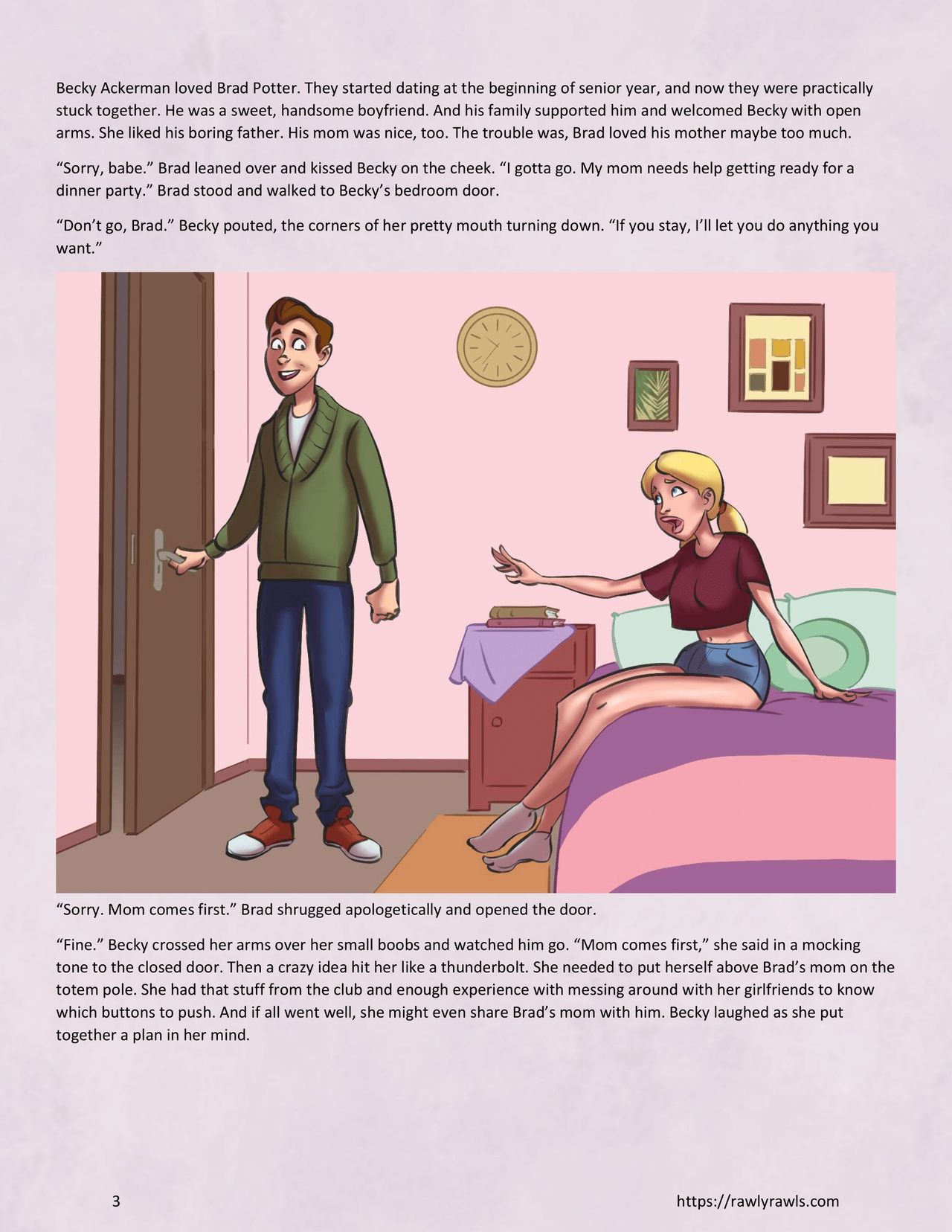 The Jealous Girlfriend Chapter 1: Rawly Rawls Fiction page 3 full