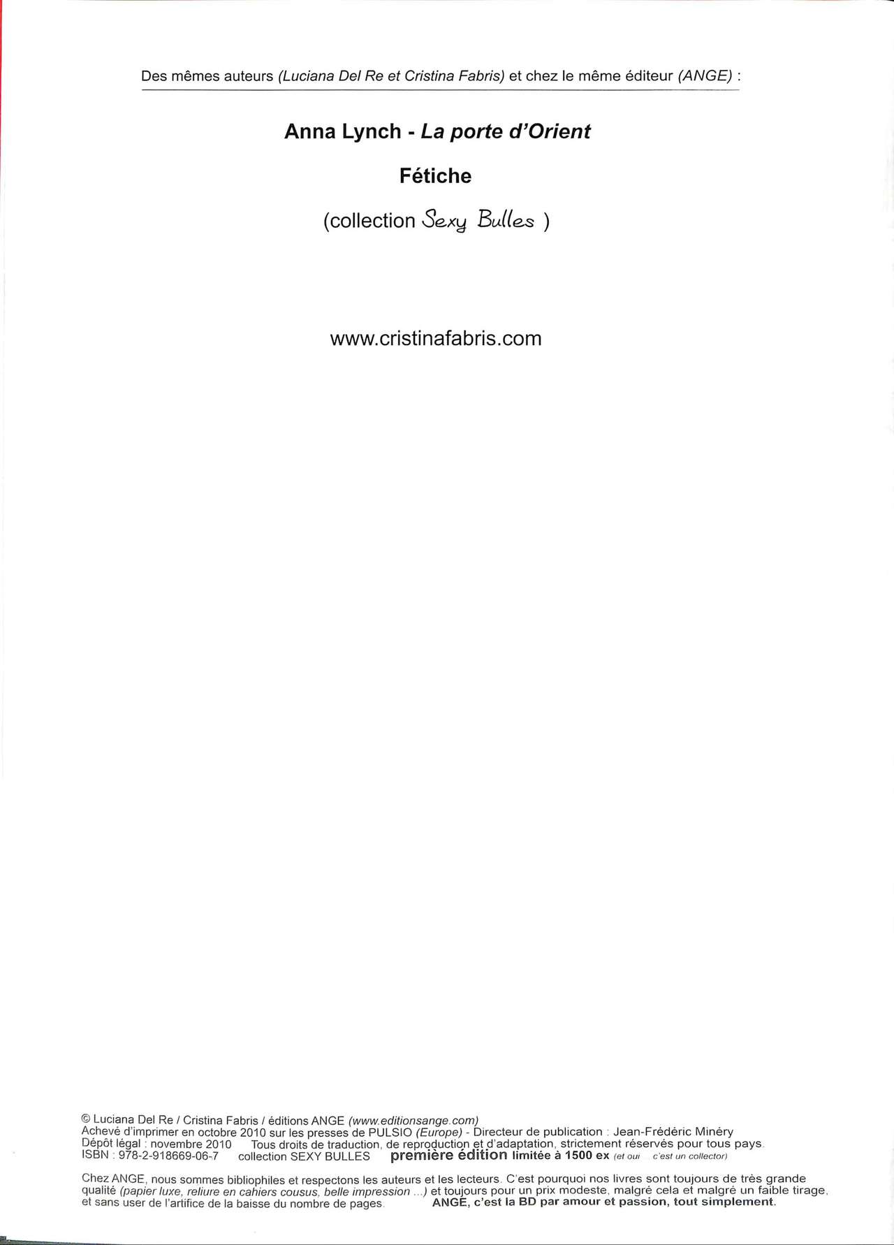 Anna Lynch : La Porte d'Orient page 5 full