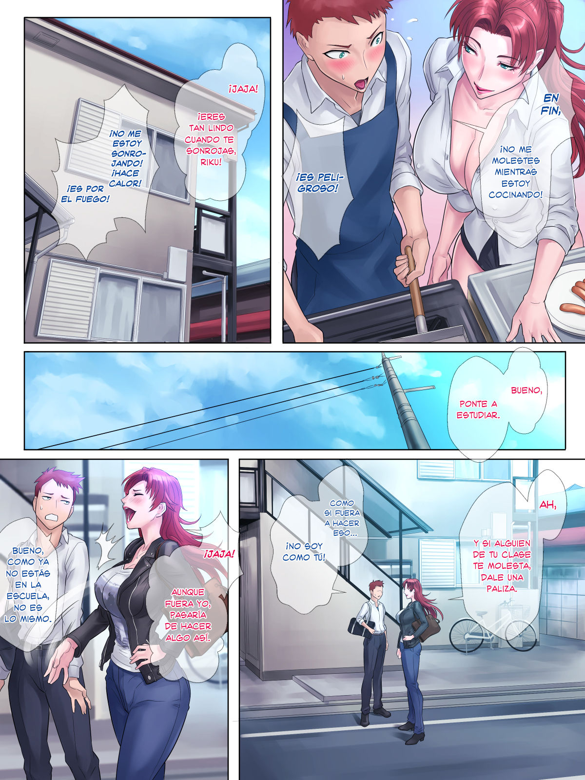 Tsuyoki de Otokomasari na Ane ga Otouto ni dake Miseru Onna no Kao | Una hermana fuerte y varonil que solo muestra su rostro de mujer a su hermano menor page 7 full