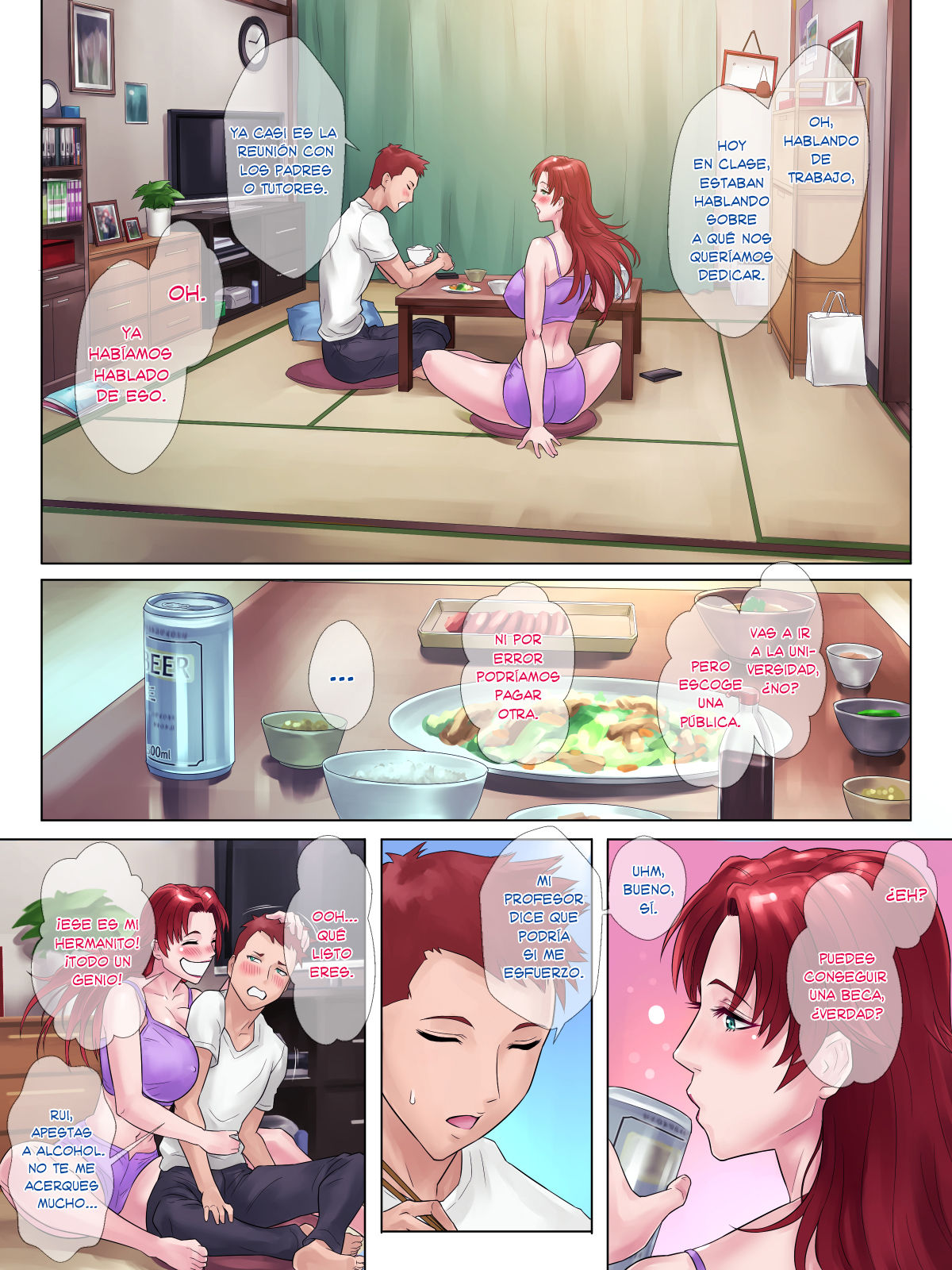 Tsuyoki de Otokomasari na Ane ga Otouto ni dake Miseru Onna no Kao | Una hermana fuerte y varonil que solo muestra su rostro de mujer a su hermano menor page 9 full