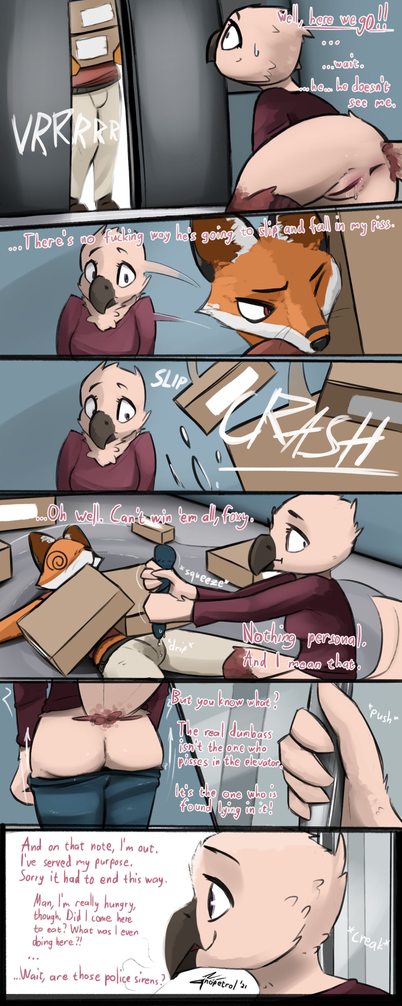Dumb Dumb Elevator page 12 full