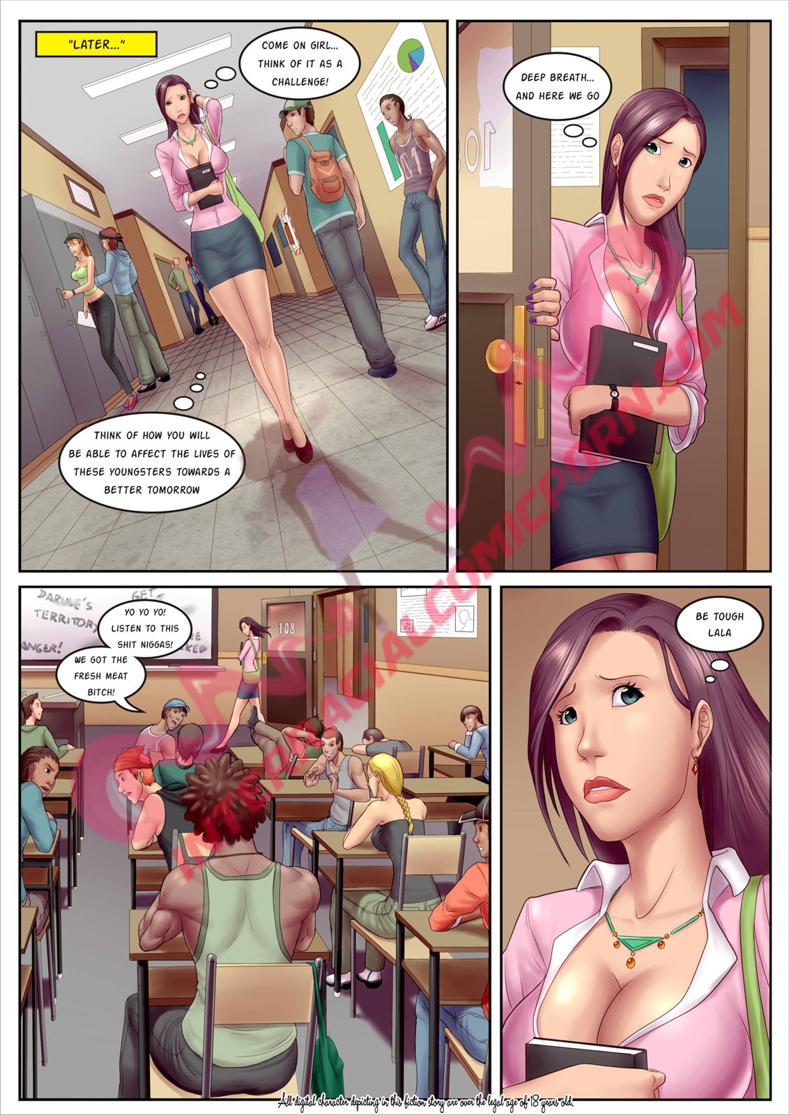 The New Teacher  - 1 - english page 2 full
