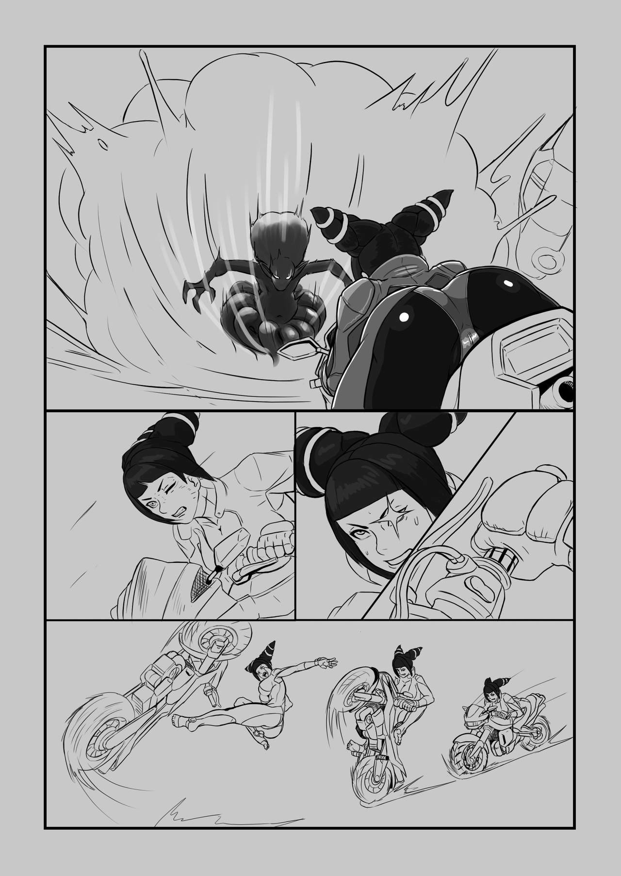 Spacebadguy- Juri Han Episode page 5 full