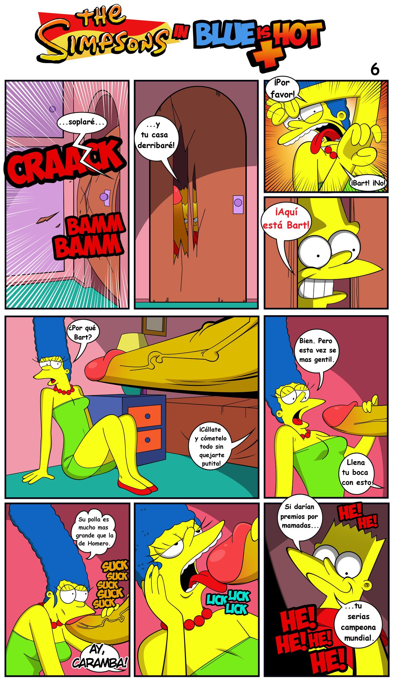 Simpsons xxx - El azul es mas caliente - Page 7 - Comic Porn XXX