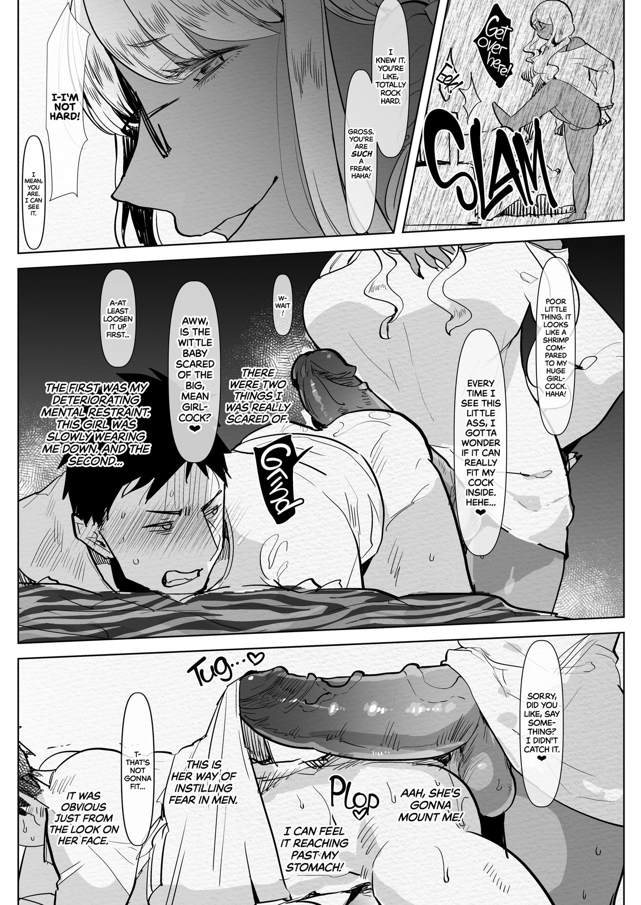 Futanari Kyokon Kuro Gal Kanojo to Benkyou Oheya Date da to Omottara Soku Onaho Atsukai Fukujuu Gyaku Anal nante... page 12 full