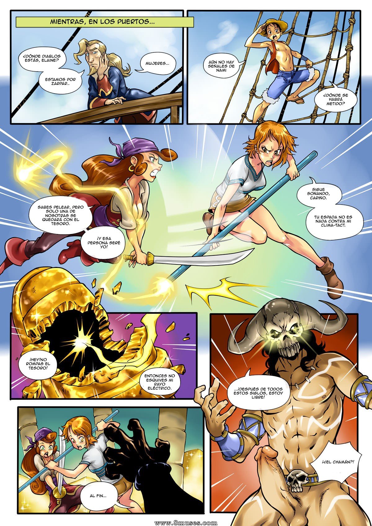 Hot Duels 3 - Nami Vs Elaine page 3 full
