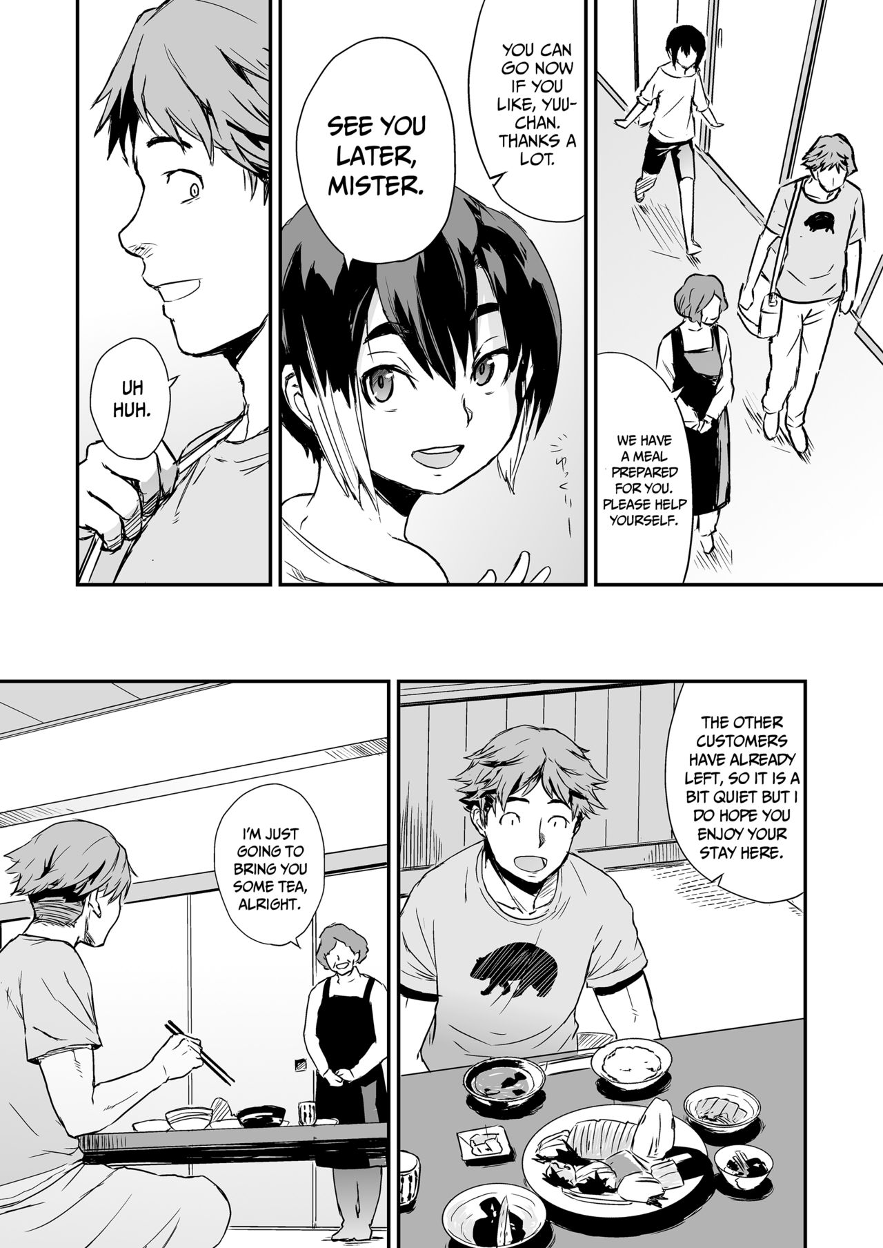 Ippaku Nishoku, Otokonoko tsuki | One night, two meals, with a boy page 4 full