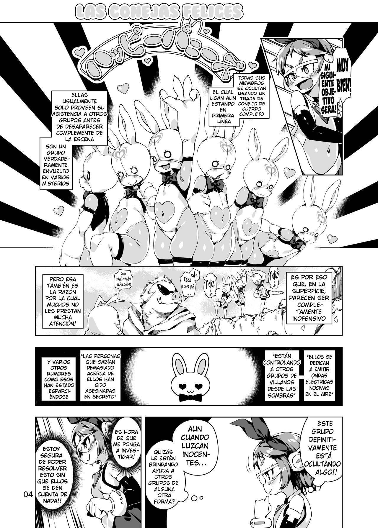 Happy Bunnys e Sennyuu! -Inran Ero Usagi-ka Suit- page 3 full