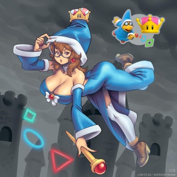 [Supersatanson] Princess Magikoopa Lewds (Super Mario Bros. U Deluxe) [Spanish] cover