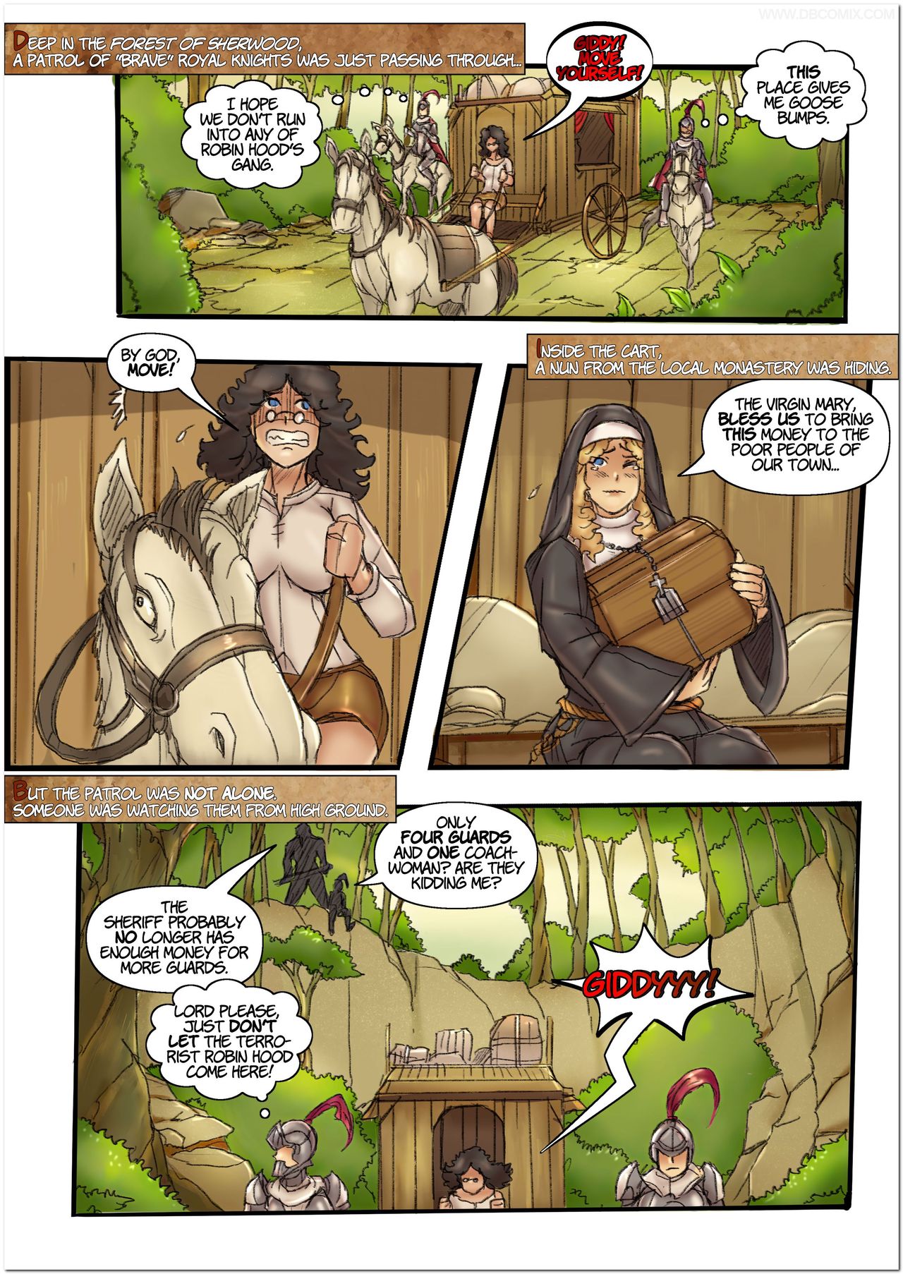Robin Hood the Queen of Thieves 1 page 2 full
