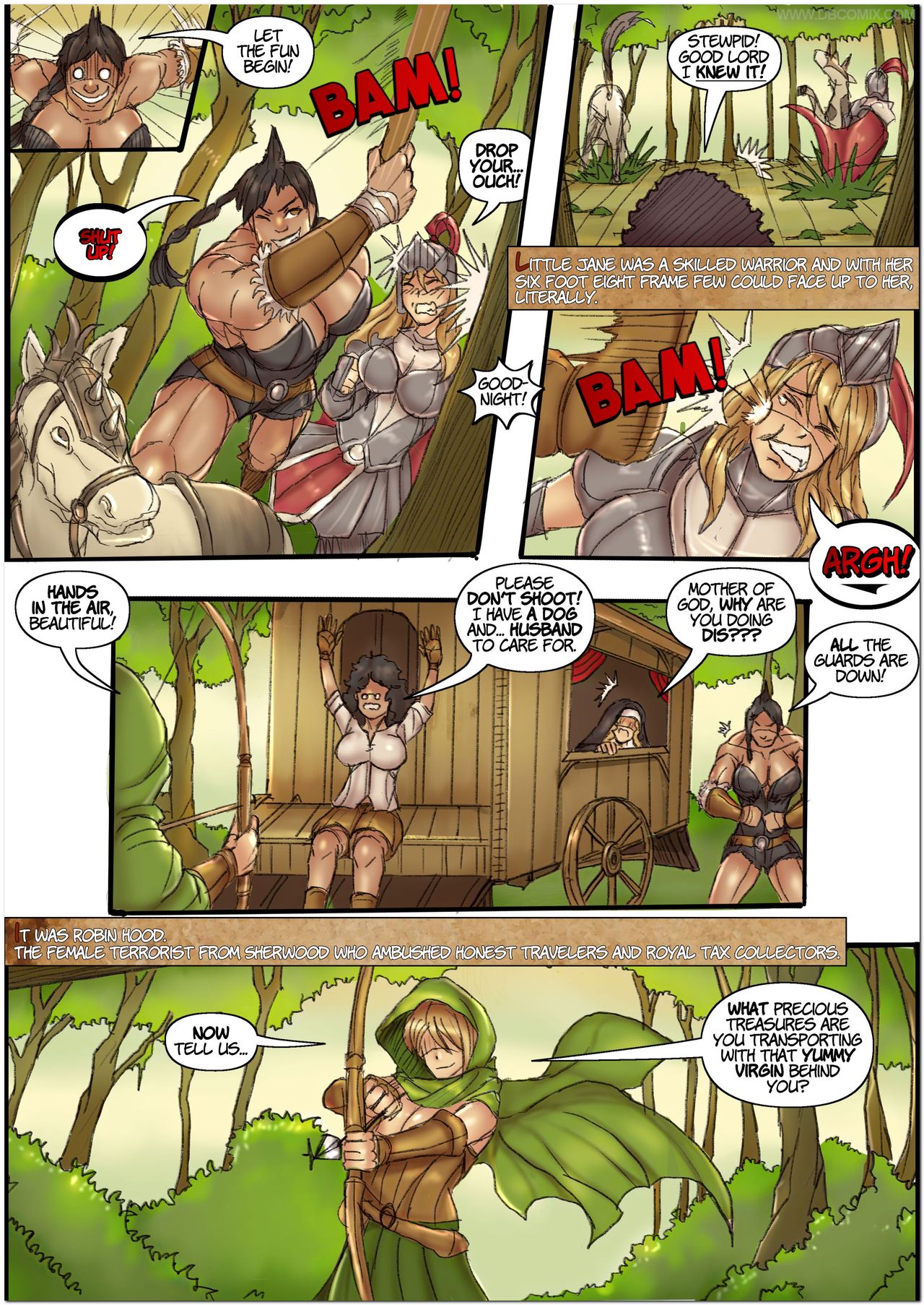 Robin Hood the Queen of Thieves 1 page 3 full