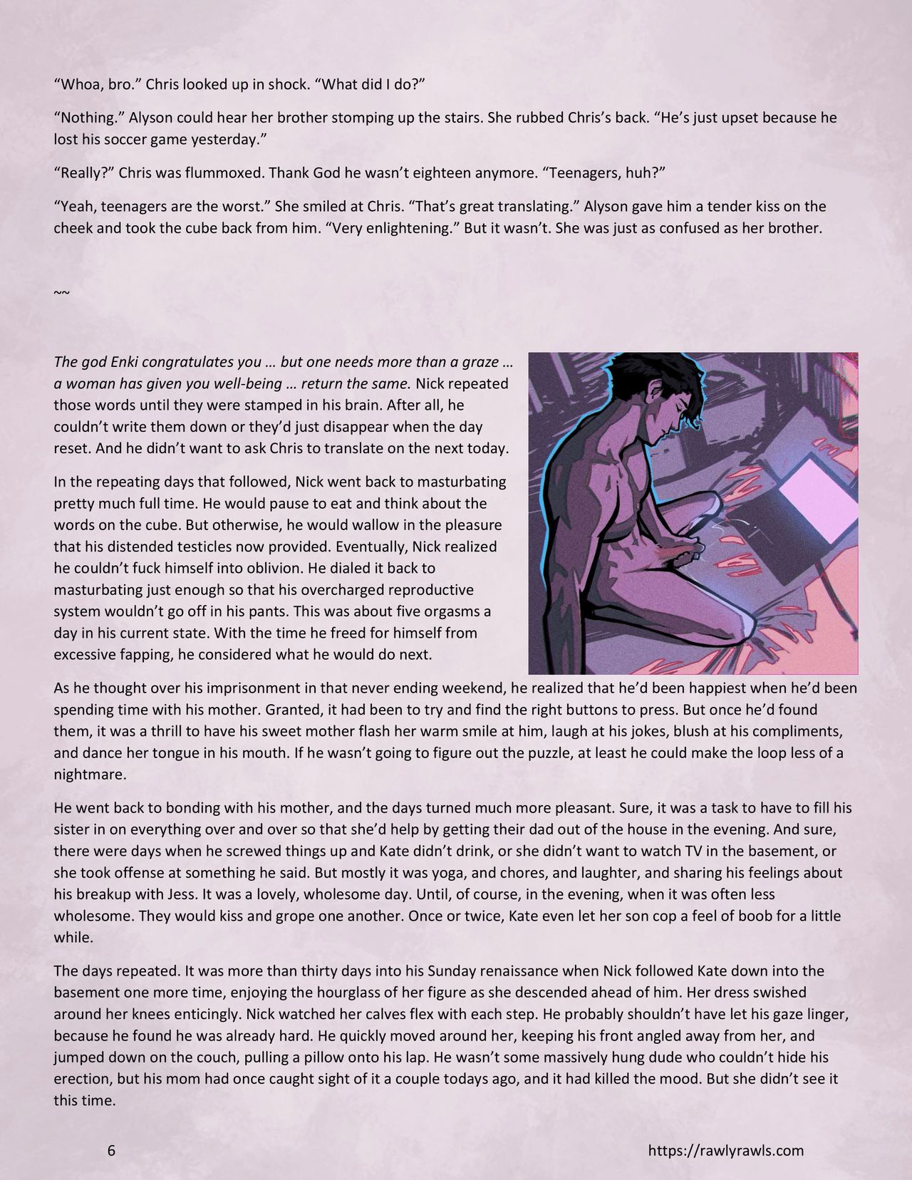 Enki's Puzzle Chapter 4: Rawly Rawls Fiction page 6 full