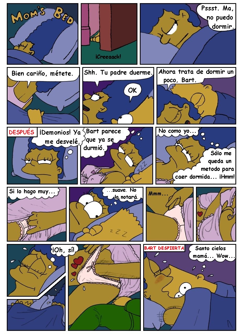 Simpsons xxx - La cama de mamá page 2 full