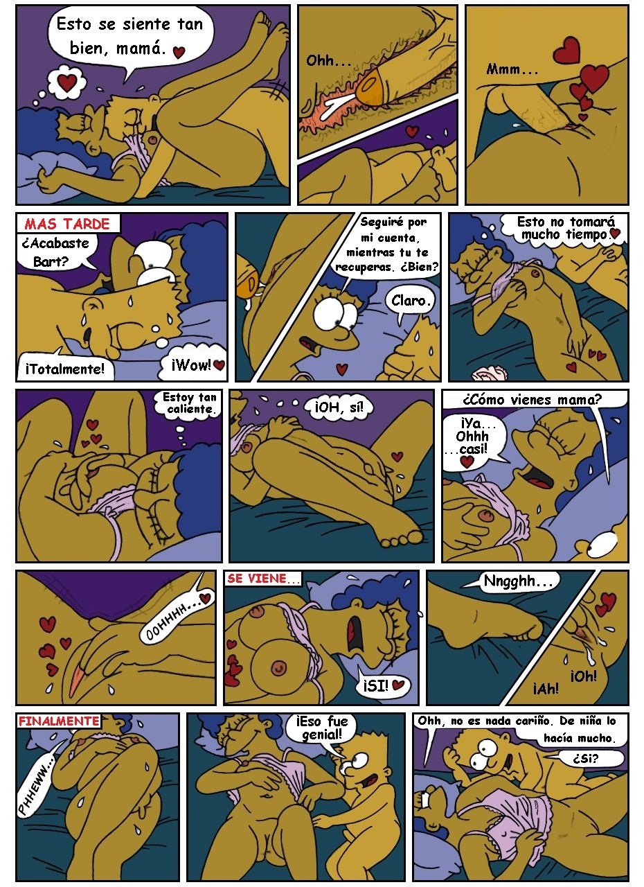 Simpsons xxx - La cama de mamá page 8 full