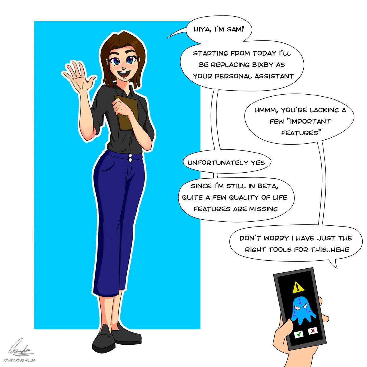 Sam gets a software update page 1 full
