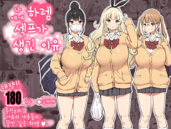 [Ailail (Ail)] Boku ni Harem SeFri ga Dekita Riyuu | 나에게 하렘 섹프가 생긴 이유 [Korean] cover