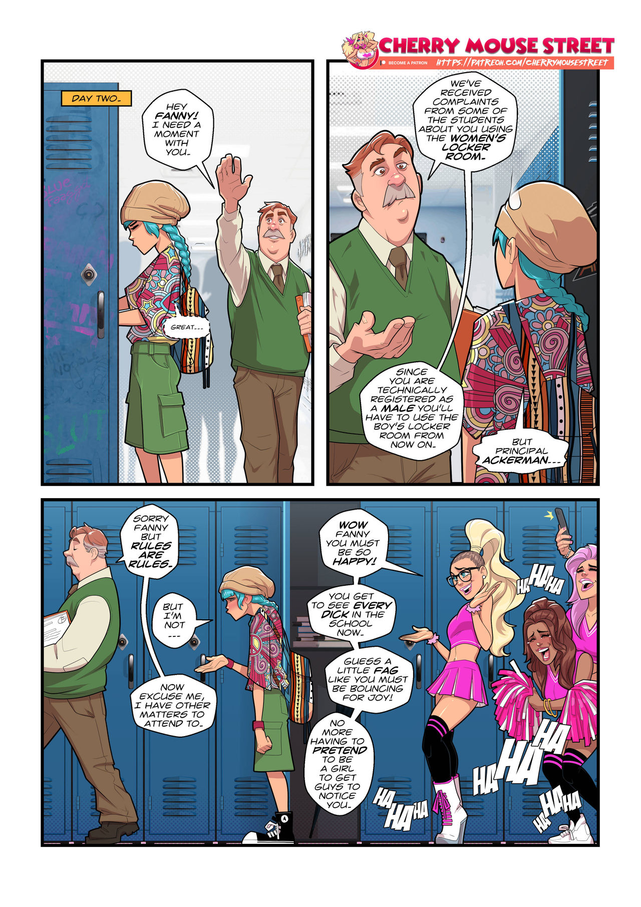 Fanny: Bad Cheerleader page 3 full