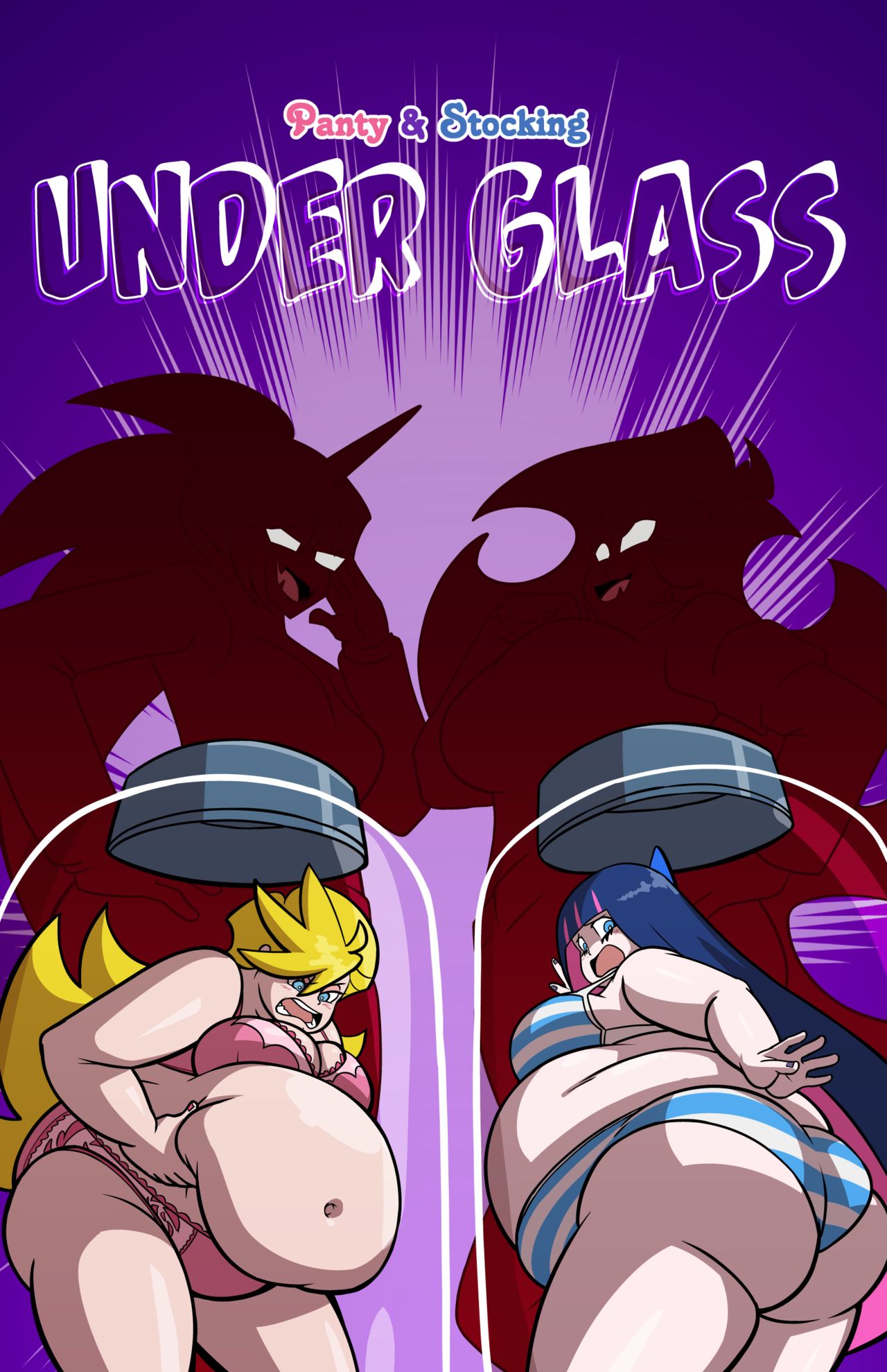 Panty & Stocking Under Glass page 1 full
