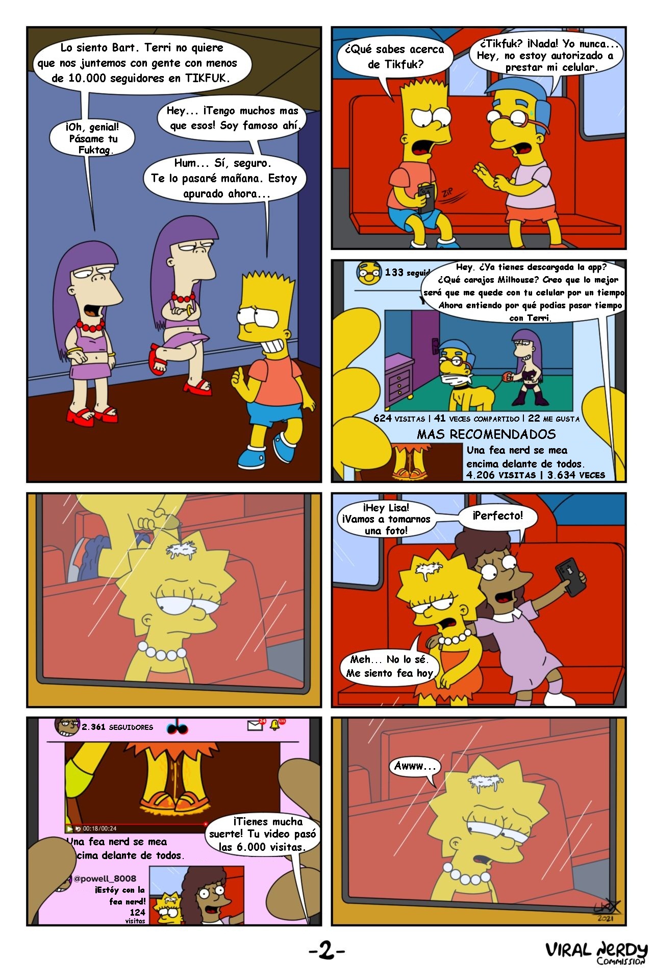 Simpsons xxx - Nerd viral page 3 full