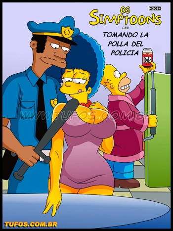 Simpsons xxx - Tomando la polla del policia (Español) cover