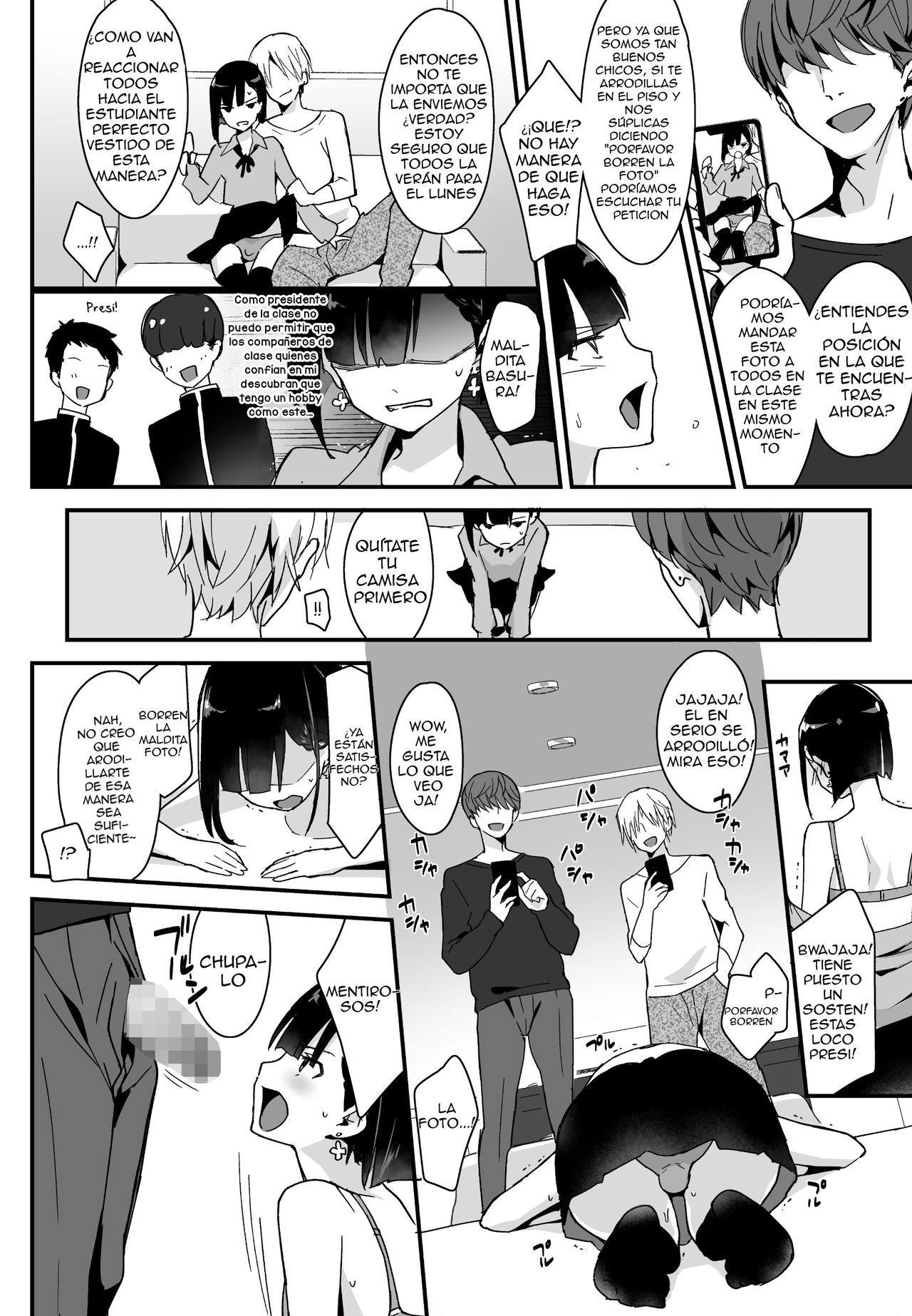 Iinchou wa Furyou Chinpo ni Otosareru page 11 full