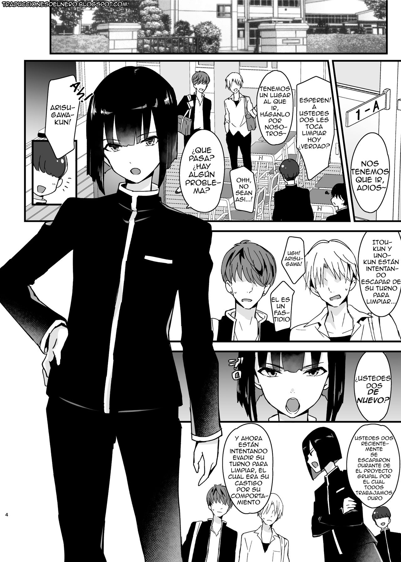 Iinchou wa Furyou Chinpo ni Otosareru page 3 full
