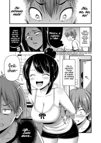 [Noise] Imouto ga Sodachi Sugite Ani no Tachiba ga Nai | Mi hermana menor creció tanto que perdí mi posición como hermano mayor (Oppai, Futomomo, Sokoni Short Pants) [Spanish] [H-E] [Digital] cover