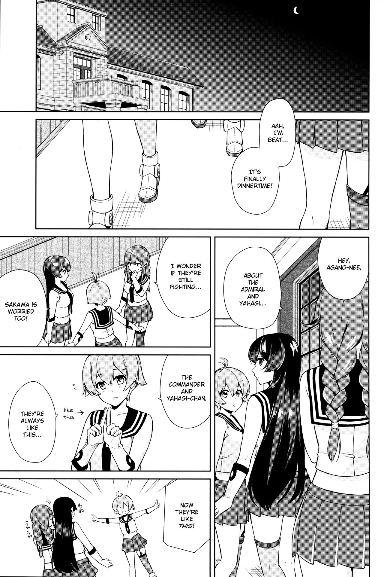 Keijun Yahagi wa Koi o Shita. Ge | Light Cruiser Yahagi Fell In Love - Third page 7 full