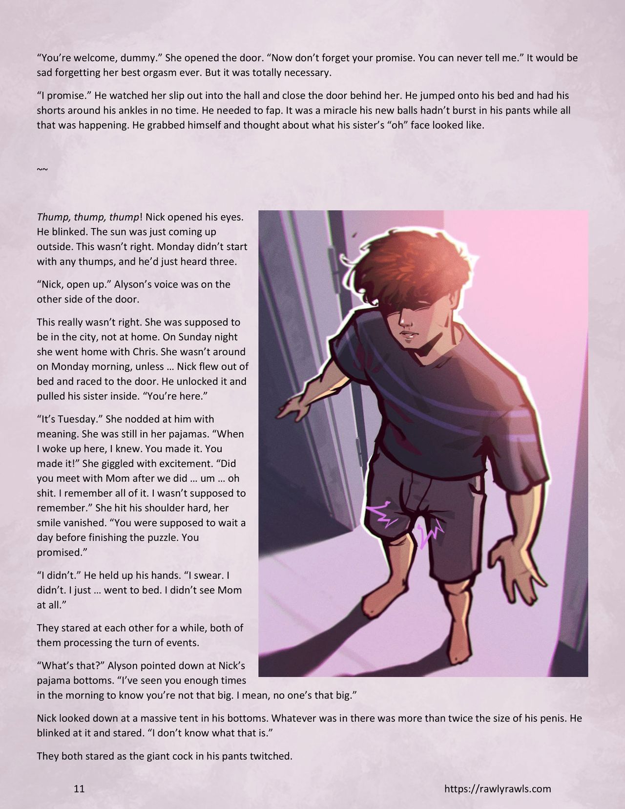 Enki's Puzzle Chapter 6: Rawly Rawls Fiction page 11 full