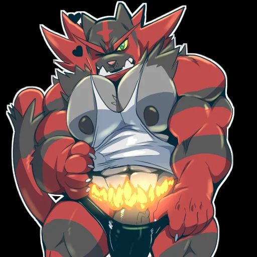 Incineroar Telegram Stickers page 9 full