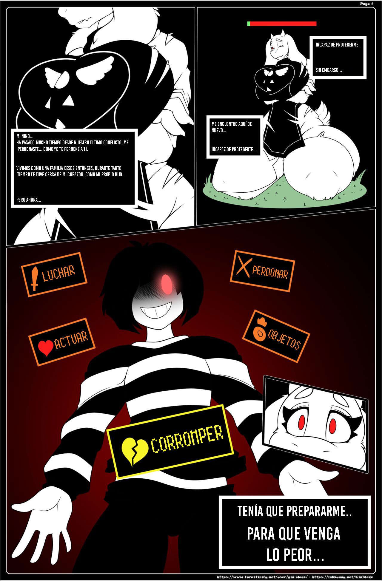 Undertale：The Corruption Route page 2 full