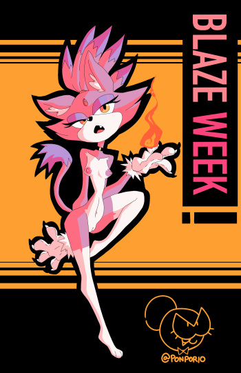 (PONPORIO) Blaze Week! cover