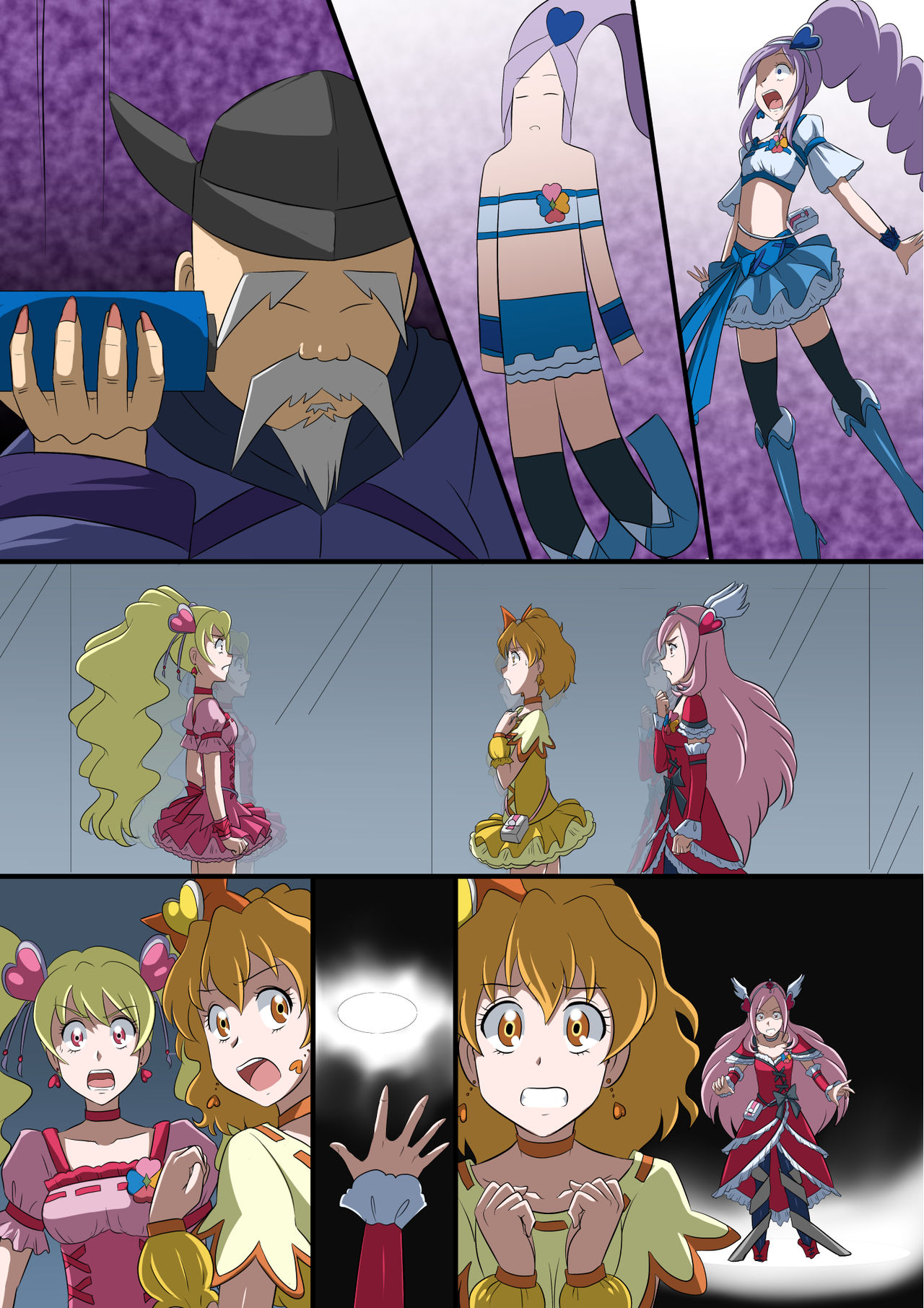 Tanmono-ka Manga II ~Zenmetsu! Tanmono ni Sareta Precure~ page 12 full