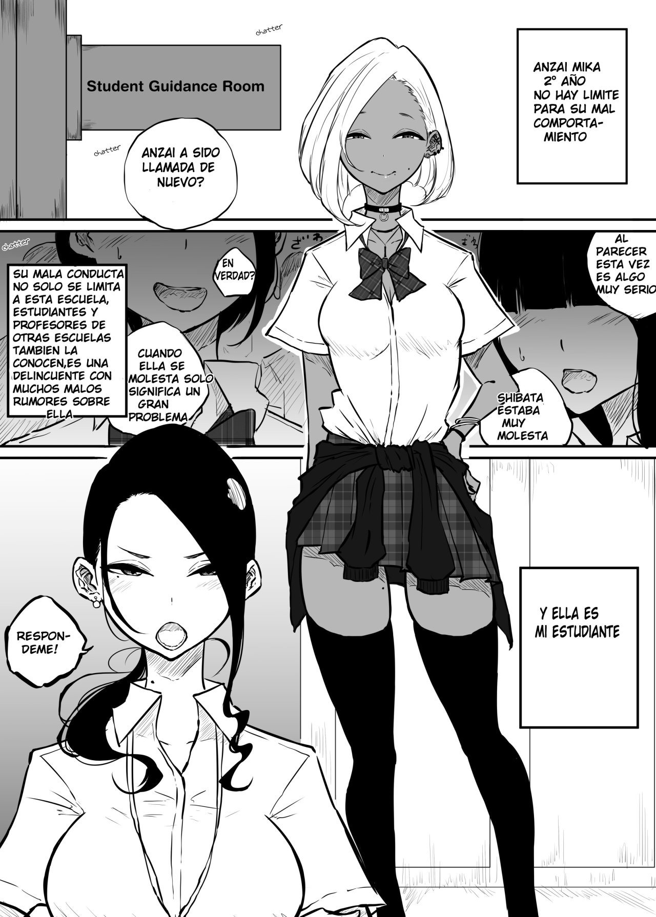 Sparta Sensei ga Oshiego no Bitch Gal ni Ecchi na Koto Sareru Hanashi | The Story of a Strict Teacher Who Got Fucked by Her Gyaru Bitch Student page 3 full