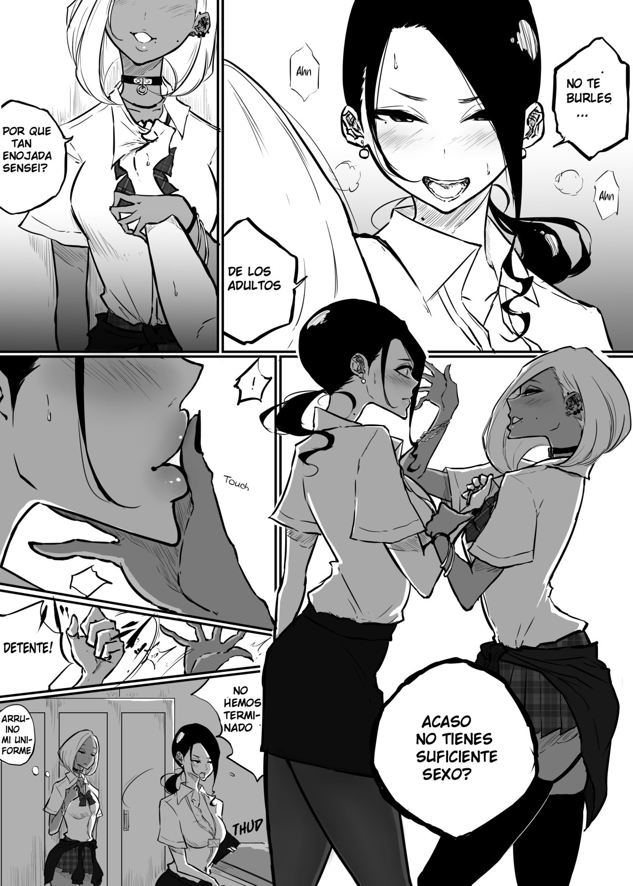 Sparta Sensei ga Oshiego no Bitch Gal ni Ecchi na Koto Sareru Hanashi | The Story of a Strict Teacher Who Got Fucked by Her Gyaru Bitch Student page 6 full
