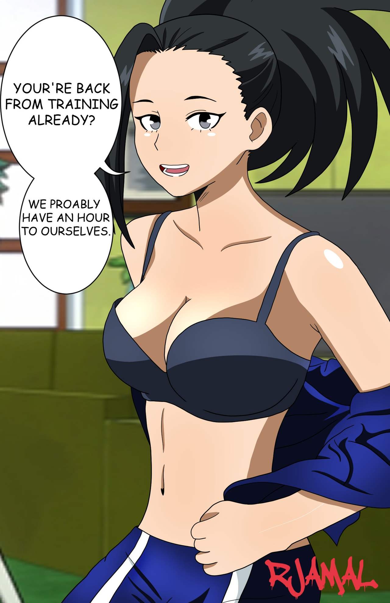 Momo Yaoyorozu Comic page 1 full