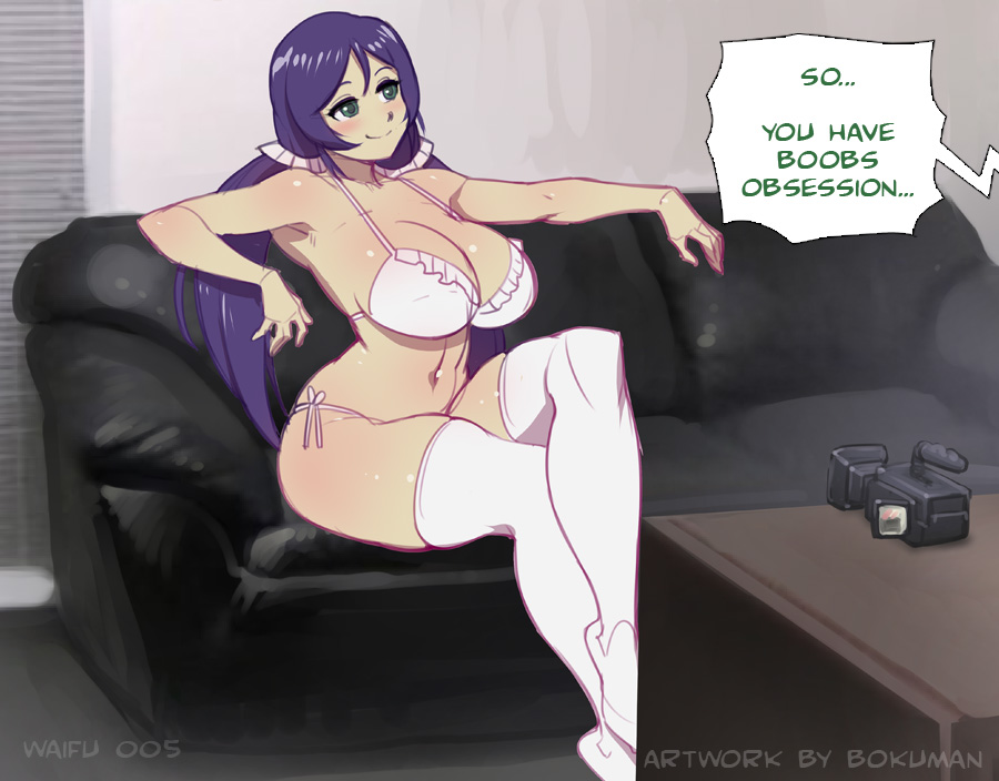 Bokuman Tribute Waifu on Couch page 12 full