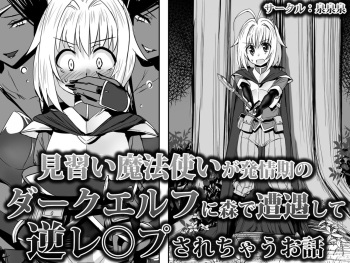 [Sansui (Sen)] Minarai Mahoutsukai ga Hatsujouki no Dark Elf ni Mori de Souguu Shite Gyaku Rape Sarechau  [Spanish]{Para hacerlos felices} cover
