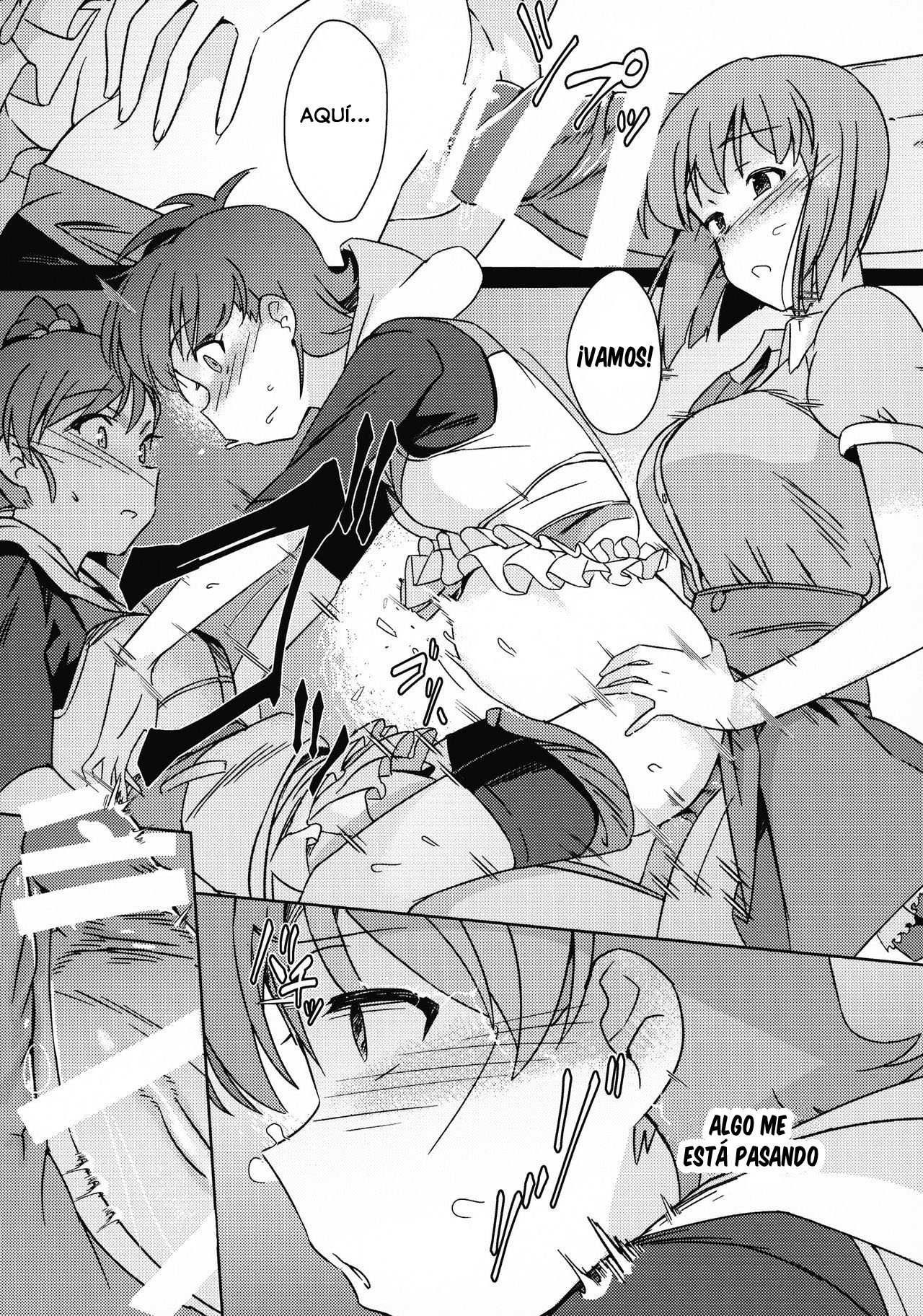 Yuki Chinpo - Futanari Yukiho to Ami Mami ga Himitsu no Tokkun Suru Hon page 11 full