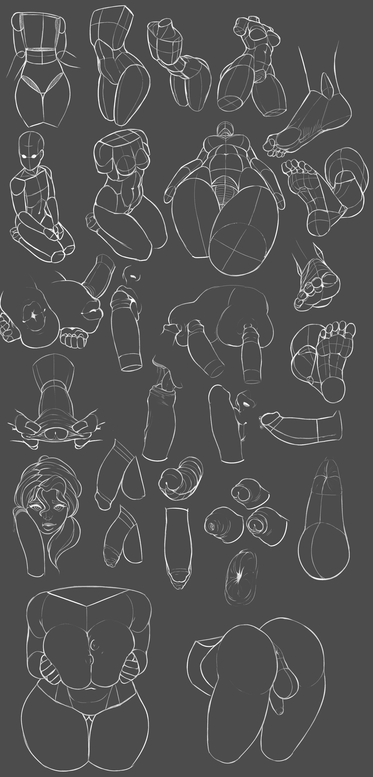 - Berry Cake Scat Pages + Rough Sketches + Random WIPS page 2 full