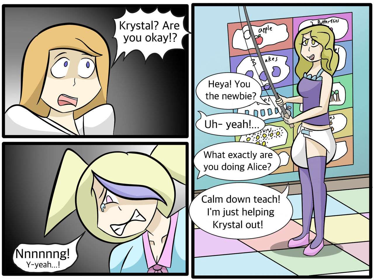 Diaper Girl Messy Academy page 11 full