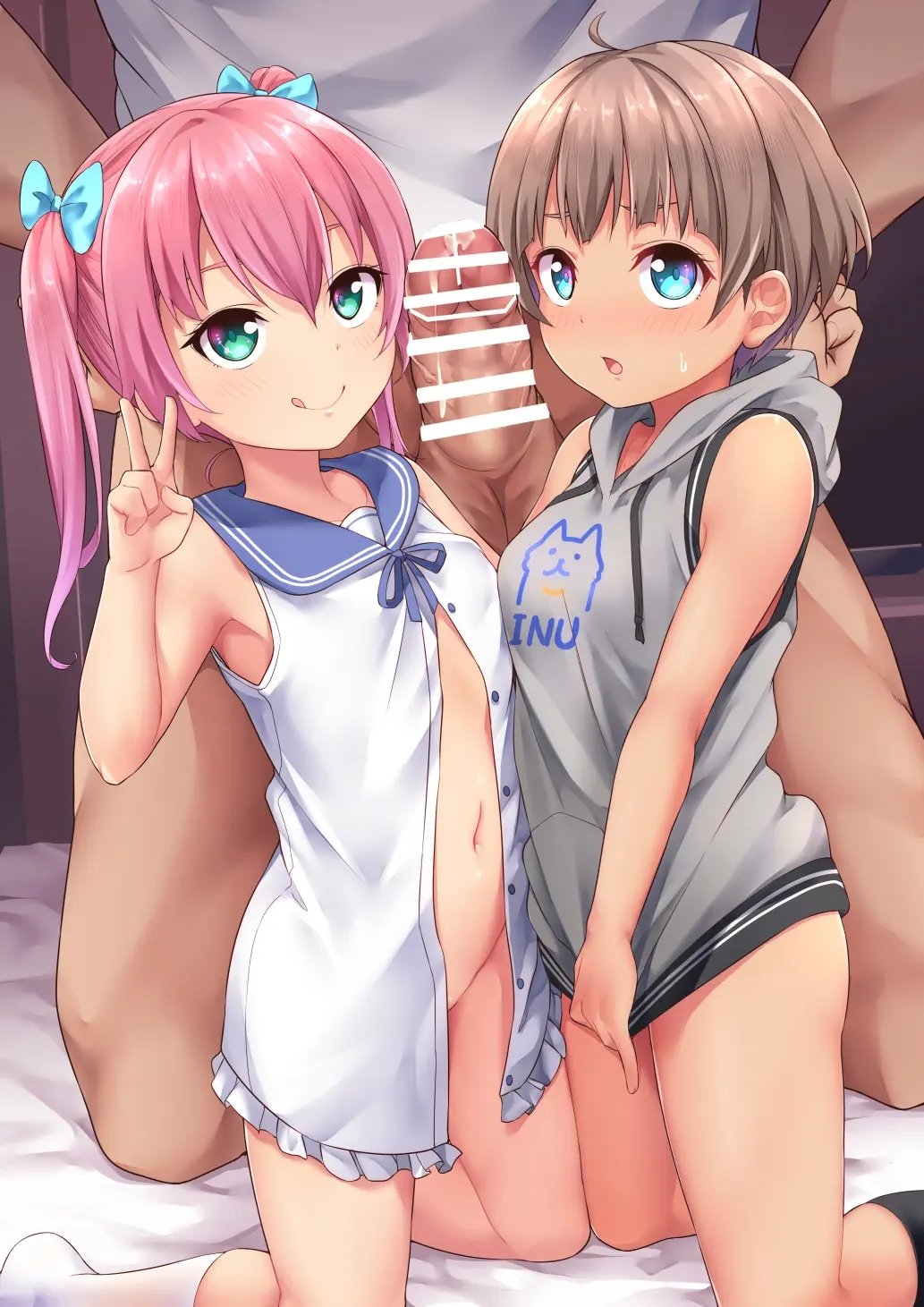 Hanoka Yuri x Kitani Chisato - Hajimete no Arbeit page 2 full