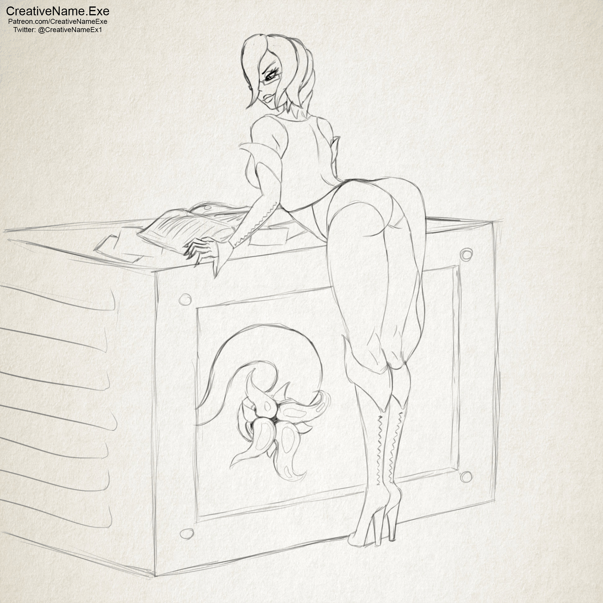 Nanaya Transformation - Animated Sketch page 1 full