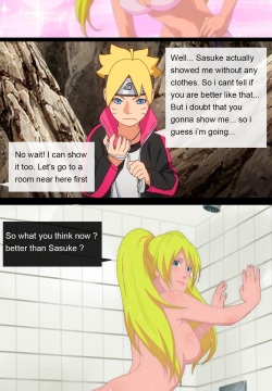 Naruto teaches Boruto the jutsu sexy