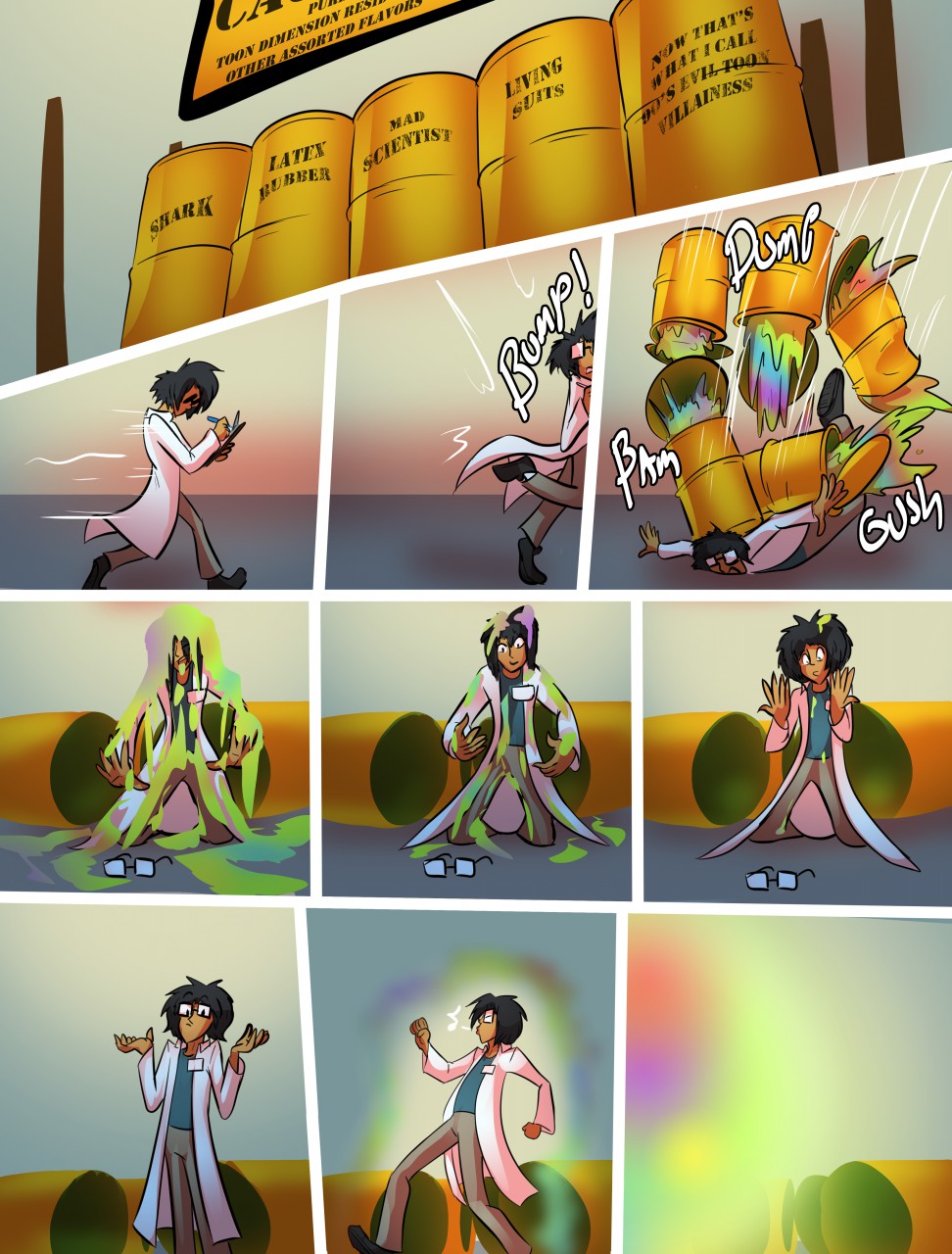 Icy Foxy: Mad mad mad Mad Mad Sushi page 1 full